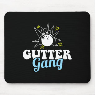 Gutter Gang Funny Bowling Team Club Coach Bowler H Mouse Mat