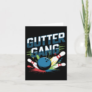 Gutter Gang Shirt Funny Bowling Shirts Gutter Bowl Card