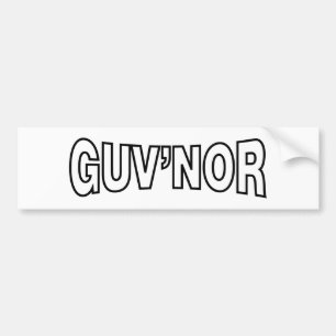 GUV'NOR BUMPER STICKER