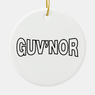 GUV'NOR CERAMIC TREE DECORATION