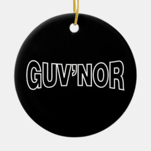GUV'NOR CERAMIC TREE DECORATION
