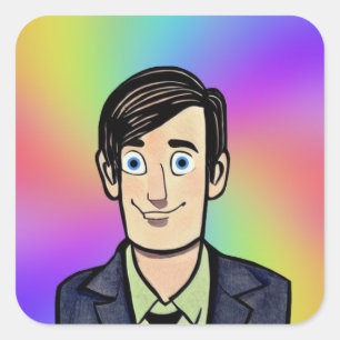 Guy Classic Round Sticker