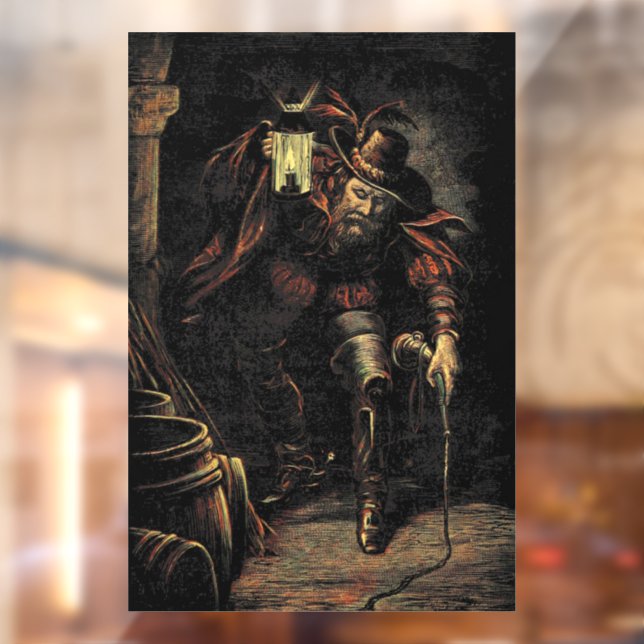 Guy Fawkes: Rebellion Gunpowder Plot & Treason Window Cling (Sheet 2)