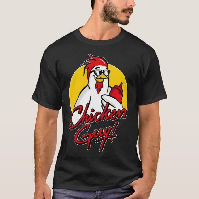 Guy Fieri Chicken chicken guy Guy Fieri Chick T-Shirt (Front)