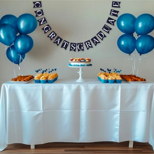 Guy Grad Modern Graduate Custom Bunting