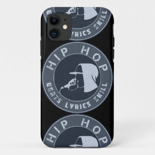 GUY IN HOODIE RAPPING ON THE MIC iPhone 11 CASE