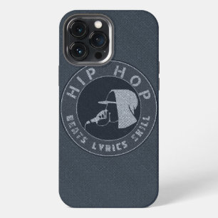 GUY IN HOODIE RAPPING ON THE MIC iPhone 13 PRO MAX CASE