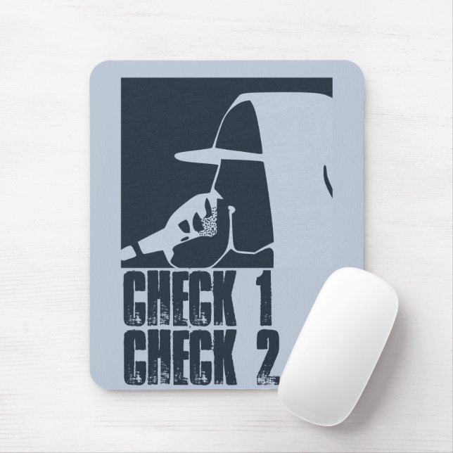 GUY IN HOODIE RAPPING ON THE MIC MOUSE MAT (With Mouse)