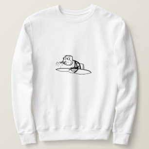 Guy Spitting Cereal Meme Sweatshirt