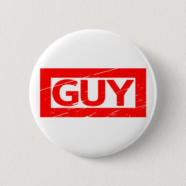 Guy Stamp 6 Cm Round Badge (Front)