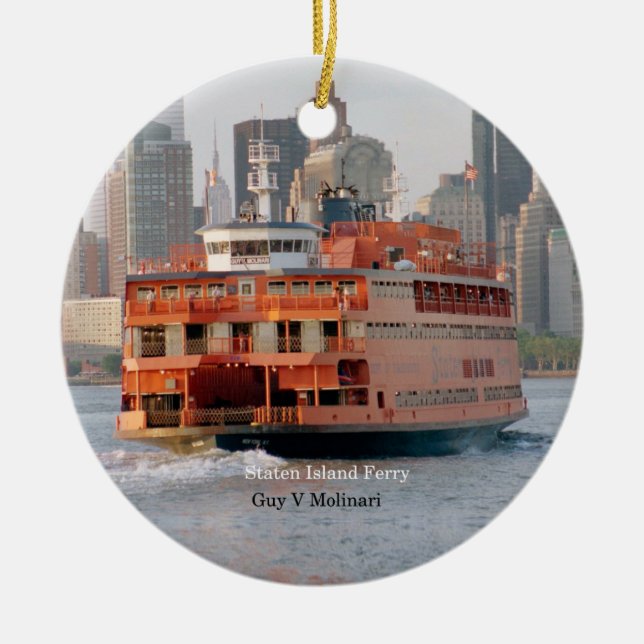 Guy V. Molinari ornament (Front)