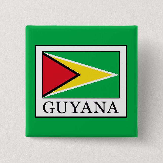 Guyana 15 Cm Square Badge (Front)