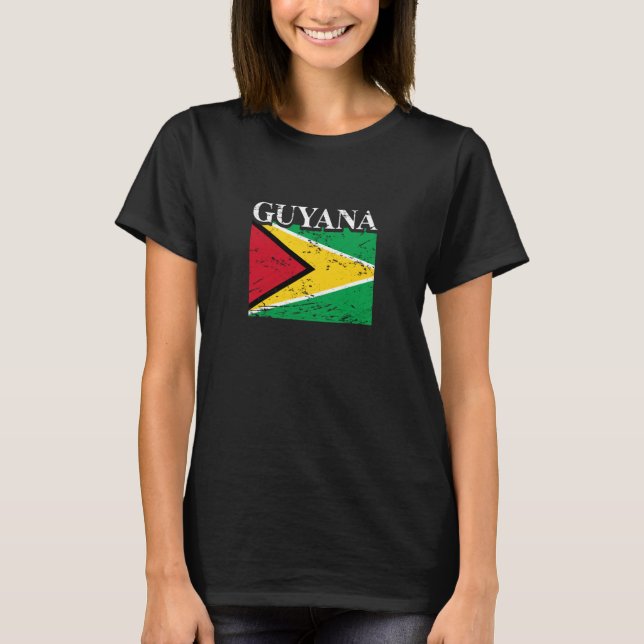 Guyana African Pride and Heritage  1 T-Shirt (Front)