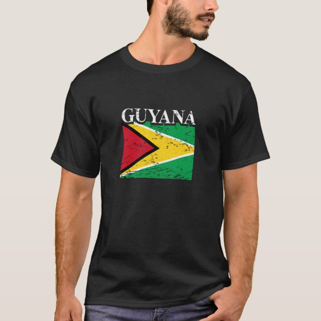 Guyana African Pride and Heritage  1 T-Shirt (Front)