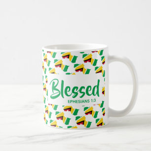 GUYANA Blessed Ephesians Christian Scripture Coffee Mug