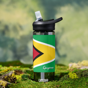Guyana bottle, patriotic Guyana Flag Water Bottle