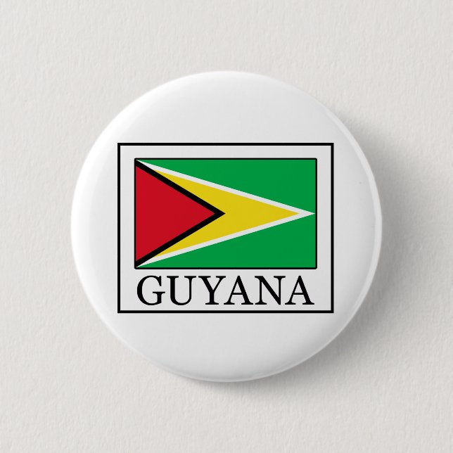 Guyana button (Front)