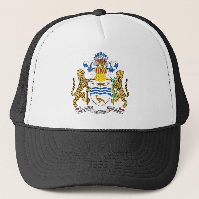 Guyana Coat Of Arms Trucker Hat (Front)