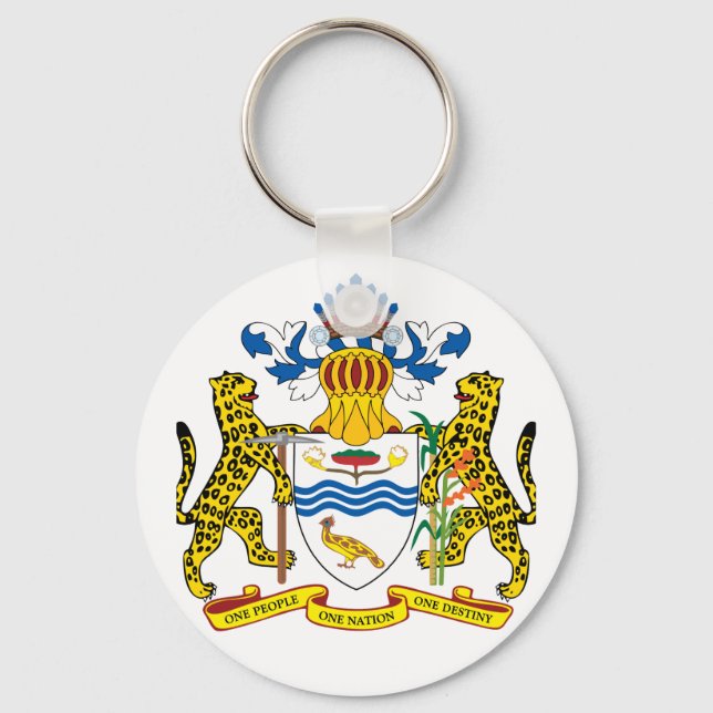 guyana emblem key ring (Front)
