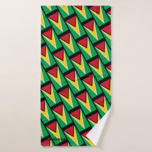 Guyana Flag 01 Bath Towel