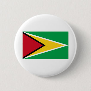 Guyana Flag 6 Cm Round Badge