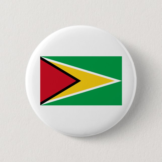 Guyana Flag 6 Cm Round Badge (Front)