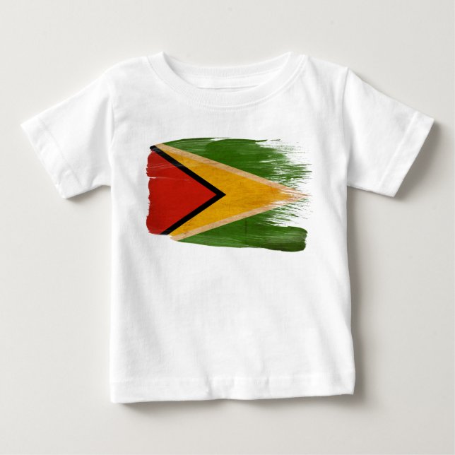 Guyana Flag Baby T-Shirt (Front)