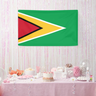 Guyana flag banner