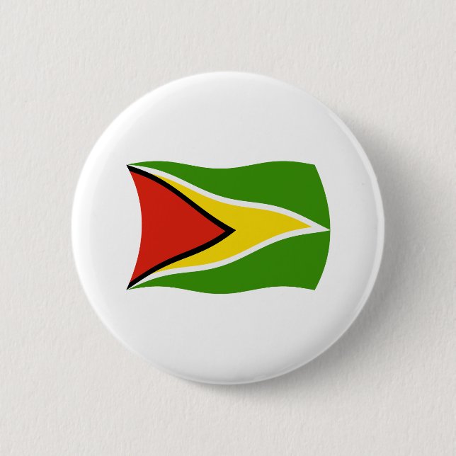 Guyana Flag Button (Front)
