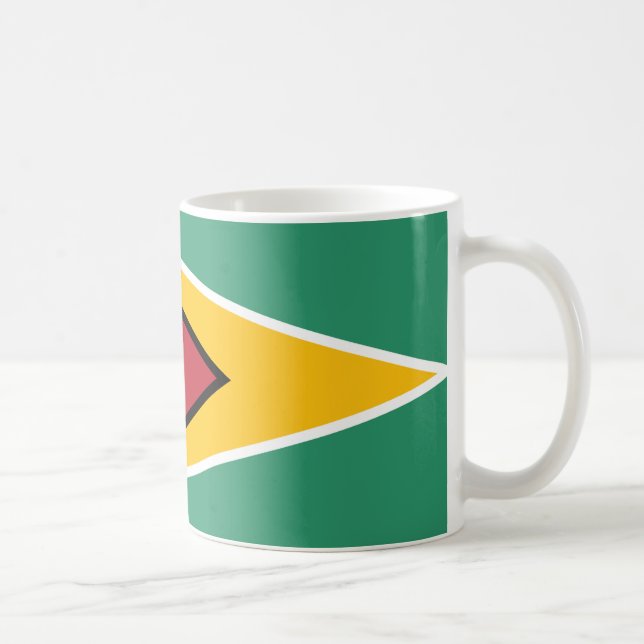 Guyana Flag Ceramic Coffee Mug (Right)
