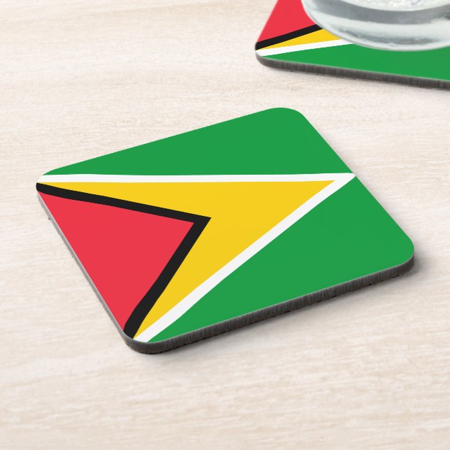 Guyana Flag  Coaster (Left Side)