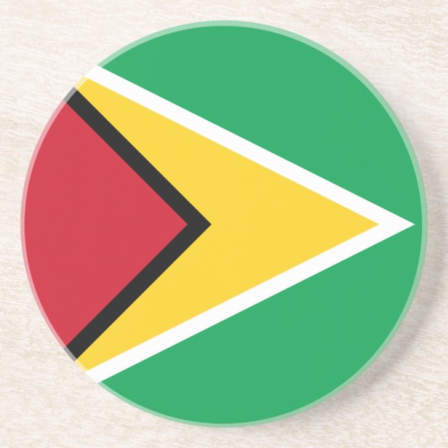 Guyana Flag Coaster (Front)