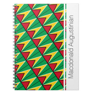 GUYANA Flag Customisable Notebook Journal