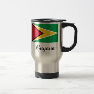 Guyana Flag Design Travel Mug