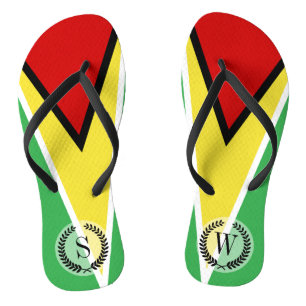 Guyana Flag Flip Flops