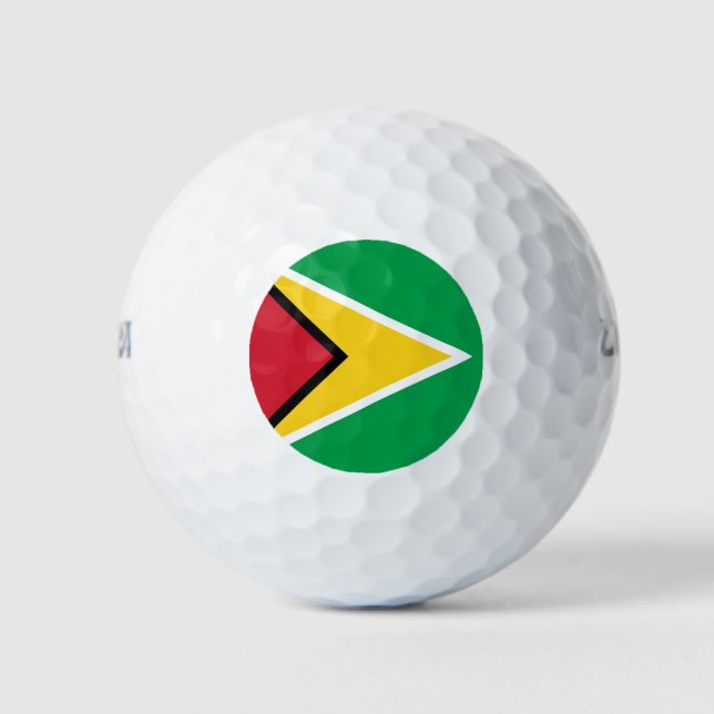 Guyana Flag Golf Balls (Front)