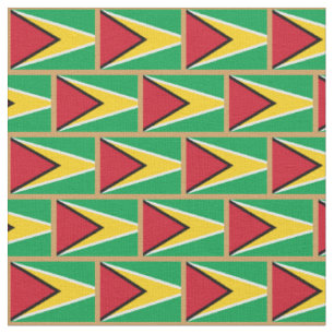 Guyana Flag & Guyana fashion Fabric /sports