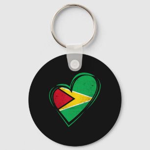 Guyana Flag Guyanese Caribbean Cruise Cricket Kaie Key Ring