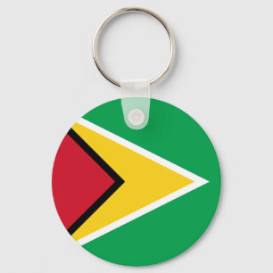 Guyana Flag Key Ring