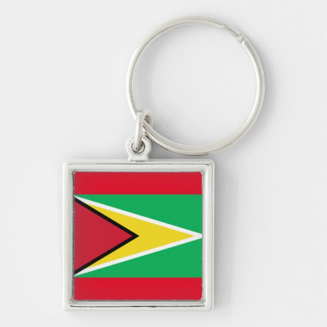 Guyana Flag Keychain (Front)