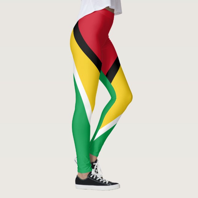Guyana Flag Leggings (Right)