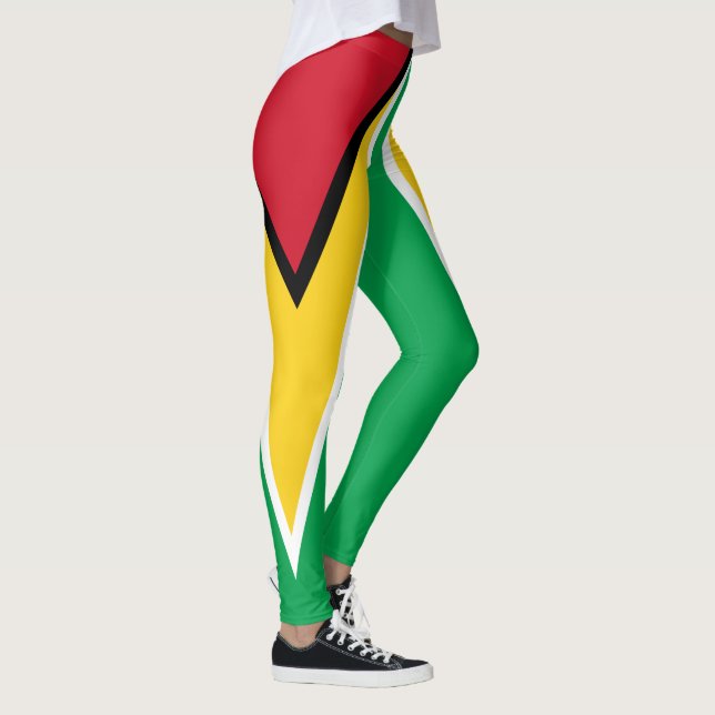 Guyana Flag Leggings (Right)