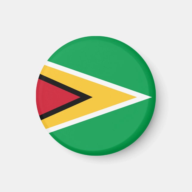 Guyana flag magnet (Front)