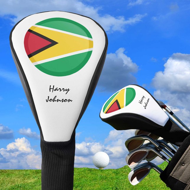 Guyana Flag & Monogrammed Golf Clubs Covers (Creator Uploaded)