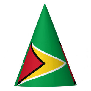Guyana flag party hat
