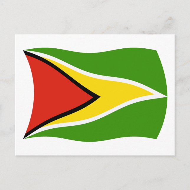 Guyana Flag Postcard (Front)