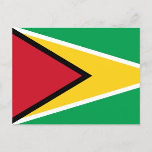 Guyana Flag Postcard