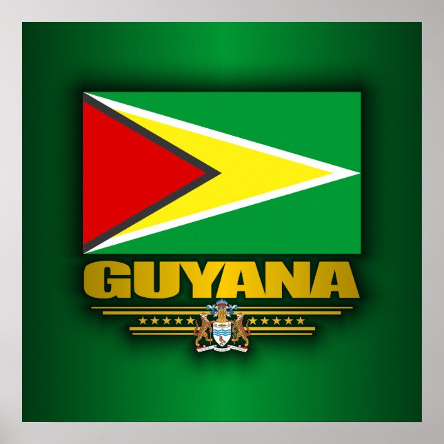 Guyana Flag Poster (Front)