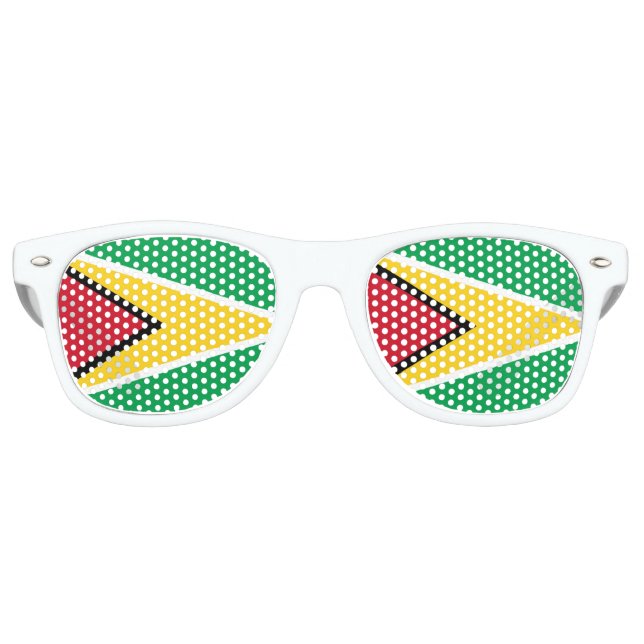 Guyana Flag Retro Sunglasses (Front)