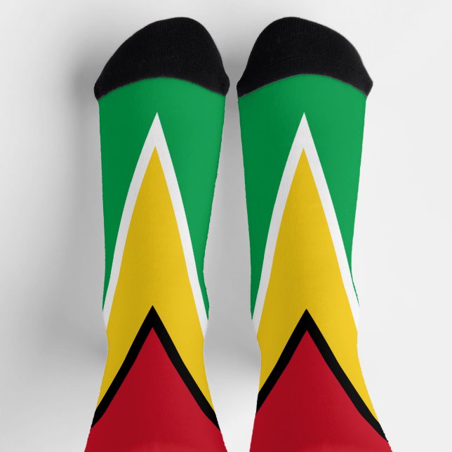 Guyana Flag Socks (Top)